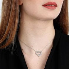 Morellato Pôvabný strieborný náhrdelník so srdiečkom Tesori SAIW128
