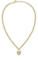 Morellato Romantický pozlátený náhrdelník s kryštálmi Abbraccio SABG25