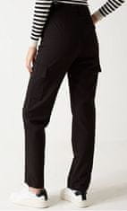 Vero Moda Dámske nohavice VMZELDA Straight Fit 10294763 Black (Veľkosť 34/34)