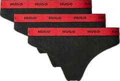 Hugo Boss 3 PACK - dámske tangá HUGO 50480150-005 (Veľkosť S)