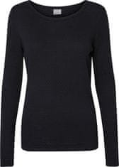 Vero Moda Dámsky sveter VMCARE Regular Fit 10136644 Black (Veľkosť S)