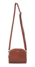 Dámska kožená crossbody kabelka 12 Cognac