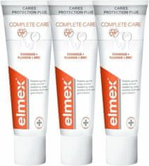 Elmex Zubná pasta Caries Protection Plus Complete Care 3 x 75 ml