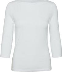 Vero Moda Dámske tričko VMPANDA Regular Fit 10274133 Bright White (Veľkosť L)