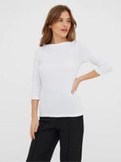 Vero Moda Dámske tričko VMPANDA Regular Fit 10274133 Bright White (Veľkosť L)