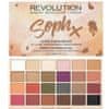 Makeup Revolution Paletka 24 očných tieňov SophX (Eyeshadow Palette) 26,4 g