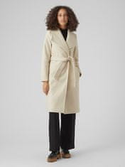 Vero Moda Dámsky kabát VMPAULA 10291068 Oatmeal (Veľkosť L)