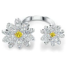 Swarovski Letný kvetinový prsteň s kryštálmi Swarovski Eternal Flower 5534948 (Obvod 52 mm)