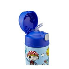 Thermos FUNtainer Detská termoska so slamkou - pirát 355 ml