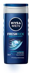 Nivea Sprchový gél na tvár, telo a vlasy Men Fresh Kick 250 ml