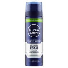 Nivea Pena na holenie Protect & Care 200 ml