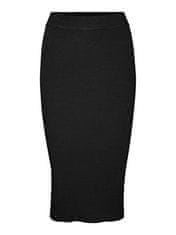 Vero Moda Dámska sukňa VMKARIS 10290677 Black (Veľkosť S)