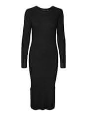 Vero Moda Dámske šaty VMGLORY Bodycon Fit 10291686 Black (Veľkosť L)