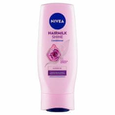 Nivea Ošetrujúci kondicionér s mliečnymi a hodvábnymi proteínmi na unavené vlasy bez lesku Hair milk Shine