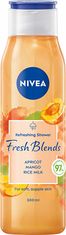 Nivea Osviežujúci sprchový gél Fresh Blends Apricot, Mango, Rice Milk (Refreshing Shower) 300 ml