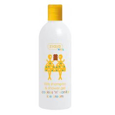 Ziaja Šampón a sprchový gél Sušienky a vanilková zmrzlina (Kid`s Shampoo & Shower Gel) 400 ml