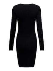 ONLY Dámske šaty ONLLILIAN Regular Fit 15294774 Black (Veľkosť L)