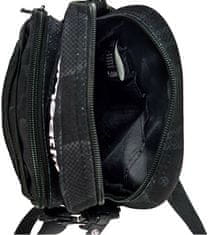 MEATFLY Pánska crossbody taška Hardy Morph Black