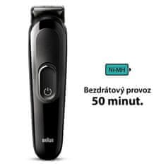 BRAUN Zastrihávač vlasov a fúzov MGK 3410 Black