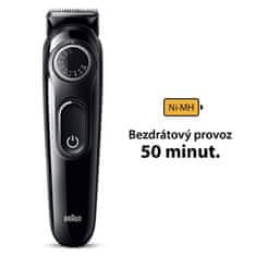 BRAUN Zastrihávač fúzov a vlasov 3420 Grey