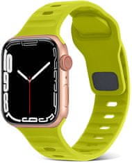 4wrist Silikonový řemínek pro Apple Watch 38/40/41 mm - Fluorescent Green