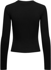 ONLY Dámske tričko ONLNUSSA Regular Fit 15283977 Black (Veľkosť XS)