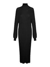 Vero Moda Dámske šaty VMWIELD Slim Fit 10296782 Black (Veľkosť S)
