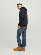 Jack&Jones Pánska mikina JJELOGO Regular Fit 12233597 Dark Navy (Veľkosť L)