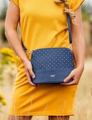 Vuch Dámska crossbody kabelka Cara Dotty Blue