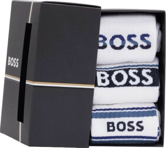 Hugo Boss 3 PACK - pánske ponožky BOSS 50502027-100