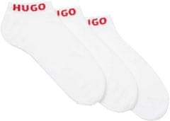 Hugo Boss 3 PACK - pánske ponožky HUGO 50480217-100 (Veľkosť 39-42)