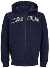 Jack&Jones Pánska mikina JJROUX Regular Fit 12241567 Navy Blazer (Veľkosť S)