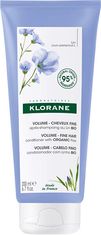 Klorane Kondicionér pre jemné vlasy s organickým ľanom ( Volume Conditioner) (Objem 200 ml)