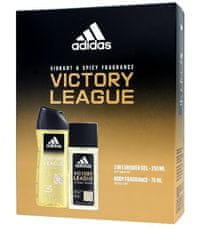 Adidas Victory League - deodorant s rozprašovačem 75 ml + 3v1 sprchový gel 250 ml