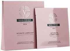 Miss Vivien Jednorazový lubrikačný gél Coffee & Cream ( Intima te Lubricant) 3 x 6 ml