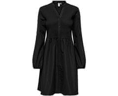 ONLY Dámske šaty ONLASPEN Regular Fit 15305494 Black (Veľkosť XS)