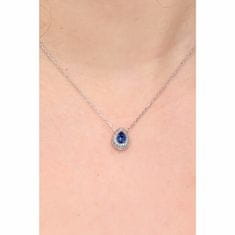 Amen Očarujúce strieborný náhrdelník so zirkónmi Diamonds CLGOBBLBZ (retiazka, prívesok)