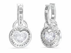 Guess Slušivé visiace náušnice 2v1 Rolling Hearts JUBE03351JWRHT/U