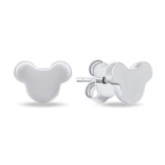 Brilio Silver Minimalistické strieborné náušnice Mickey Mouse EA917W