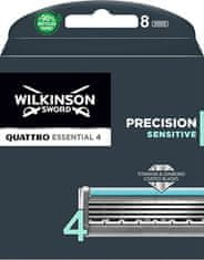 Wilkinson Sword Náhradná hlavica Quattro Essential Precision Sensitiv e 8 ks