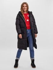 Vero Moda Dámsky kabát VMERICAHOLLY 10251595 Black (Veľkosť XL)