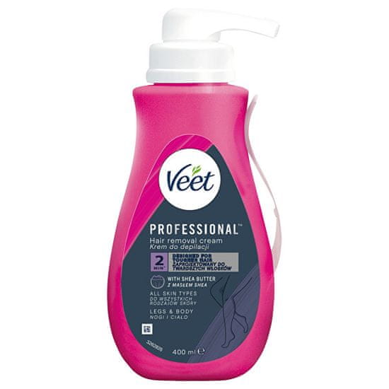 Veet Depilačný krém pre všetky typy pokožky Proffesional ( Hair Removal Cream)