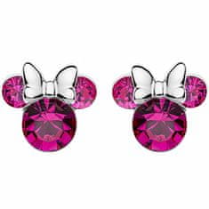 Disney Trblietavé strieborné náušnice kôstky Minnie Mouse ES00013SOCTL.CS