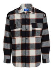 Jack&Jones Pánska košeľa JORBLAFRI Relaxed Fit 12245681 Ginger (Veľkosť S)