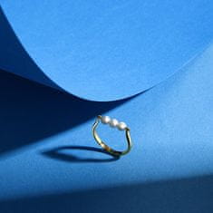 Morellato Očarujúce pozlátený prsteň Perla SAWM11 (Obvod 58 mm)