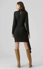 Vero Moda Dámske šaty VMHEVI Regular Fit 10295746 Black (Veľkosť M)