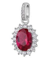 Brosway Elegantný strieborný prívesok Fancy Passion Ruby FPR13