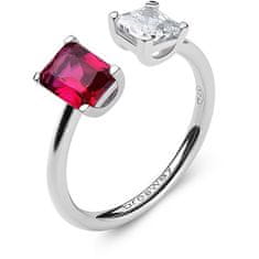 Brosway Elegantný otvorený prsteň Fancy Passion Ruby FPR10 (Obvod 50 mm)