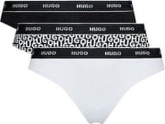 Hugo Boss 3 PACK - dámske tangá HUGO 50495870-123 (Veľkosť L)