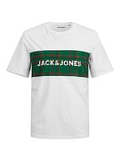 Jack&Jones Pánske pyžamo JACJJ Standard Fit 12246380 White (Veľkosť M)